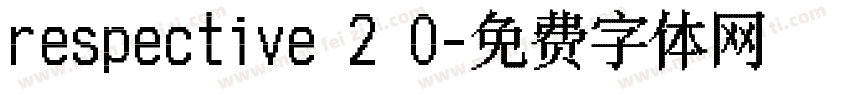 respective 2 0字体转换